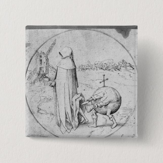 Misanthrope Pinback Button (Front)