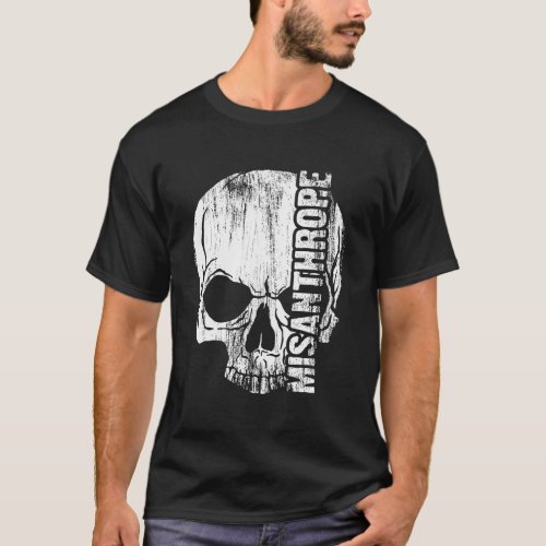 Misanthrope Wear Misanthropic Skull Hoodie T_Shirt