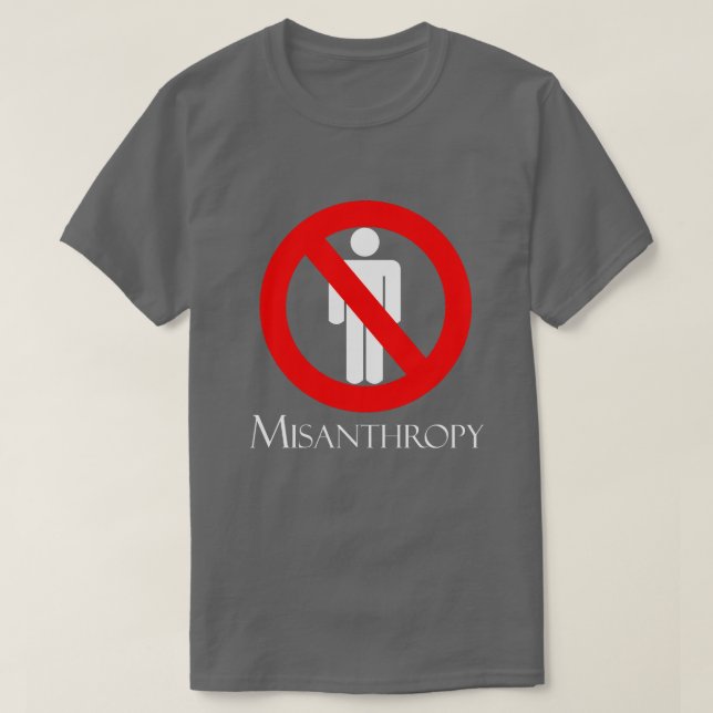 misanthropy T-Shirt (Design Front)