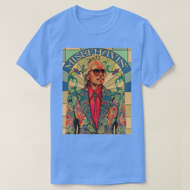 misbehavin retro color TShirt (Design Front)
