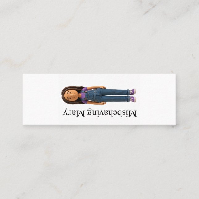 Misbehaving Mary Calling Card (Front)