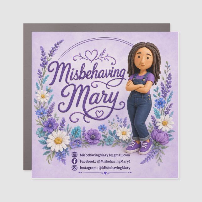 Misbehaving Mary Magnet (Front)