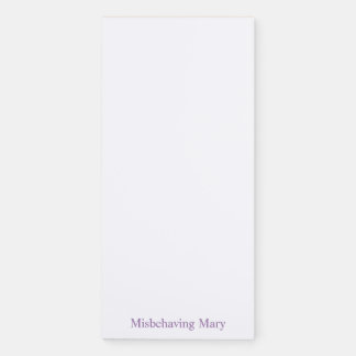 Misbehaving Mary Notepad