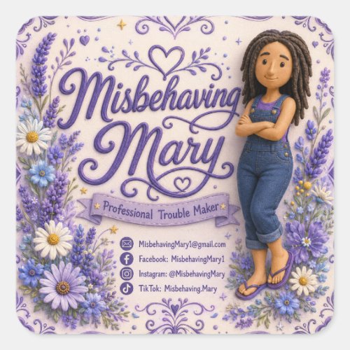 Misbehaving Mary Sticker