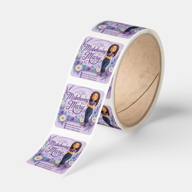 Misbehaving Mary Stickers (Roll)