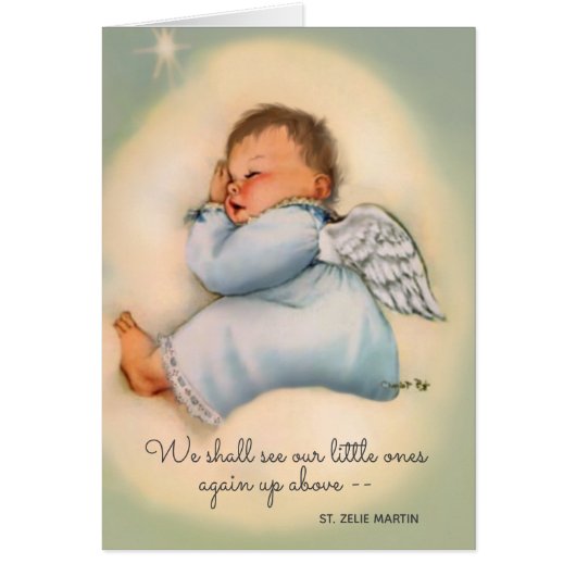 Miscarriage Baby Boy Angel Religious (Front)