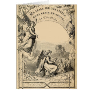 Miscarriage Baby Girl Angel Religious Cards