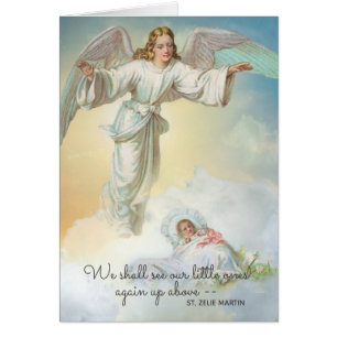 Miscarriage Baby Infant Loss Religious Angel Cards