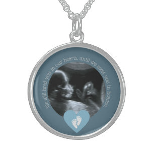 Miscarriage, Baby Loss Infant Memorial Sterling Silver Necklace