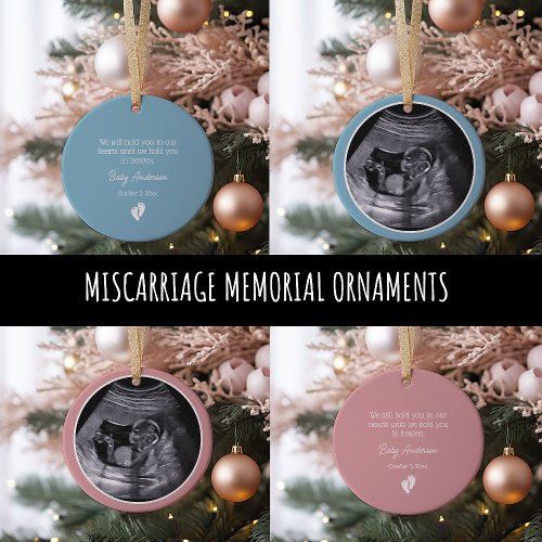 Miscarriage  Baby Loss Memorial Christmas Ceramic Ornament