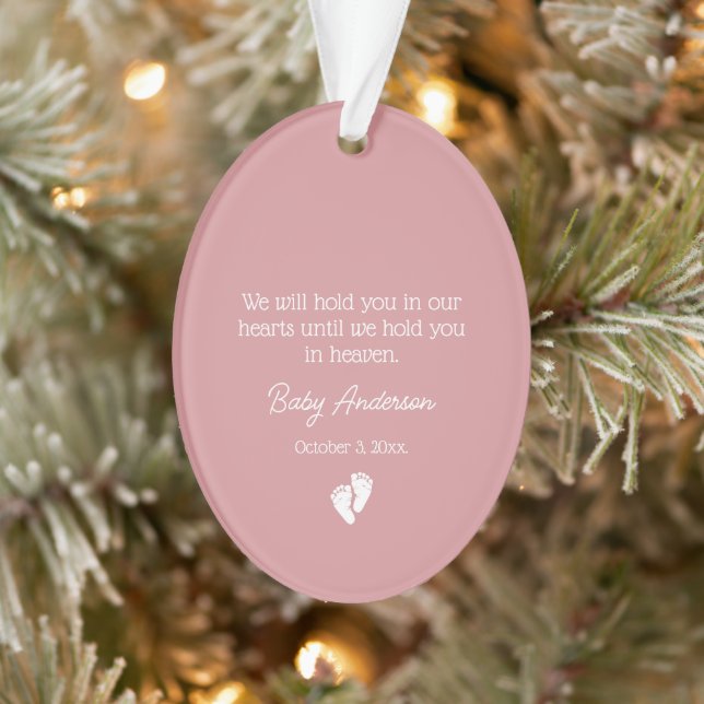 Miscarriage / Baby Loss Memorial Christmas Ornament (Tree)
