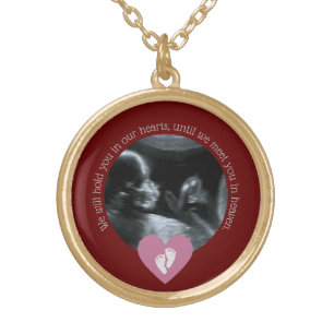 Miscarriage / Baby Loss Memorial Gold Plated Necklace