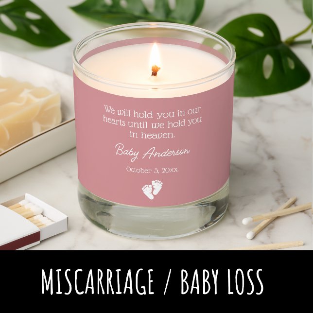 Miscarriage / Baby Loss Memorial  Scented Candle (Creator Uploaded)
