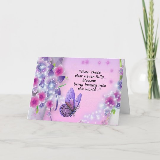 Miscarriage Sympathy Card Stillbirth Card Zazzle