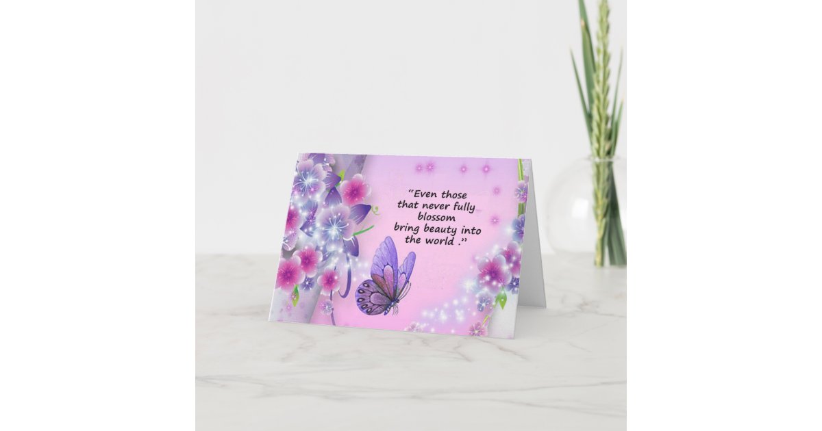 Miscarriage Sympathy Card/Stillbirth Card | Zazzle