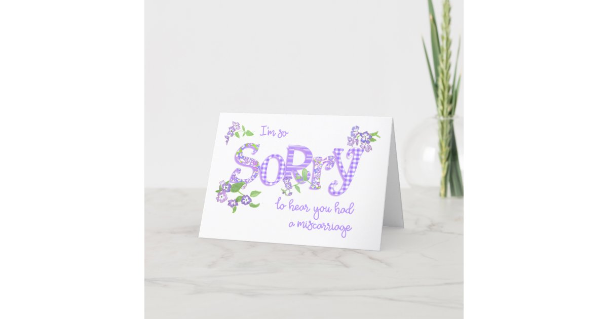Miscarriage Sympathy Phlox Flowers Word Art Card Zazzle