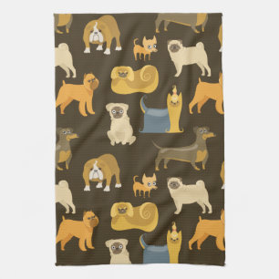 Miscellaneous dogs wallpaper towel