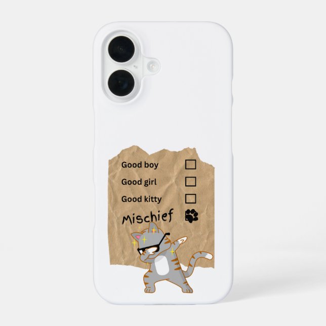 Mischeif cats iphone case (Back)