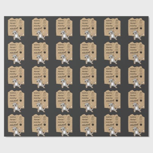 Mischeif cats wrapping paper