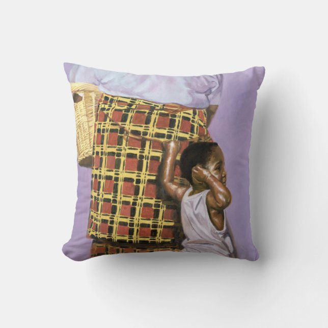 Mischief 1997 throw pillow (Front)