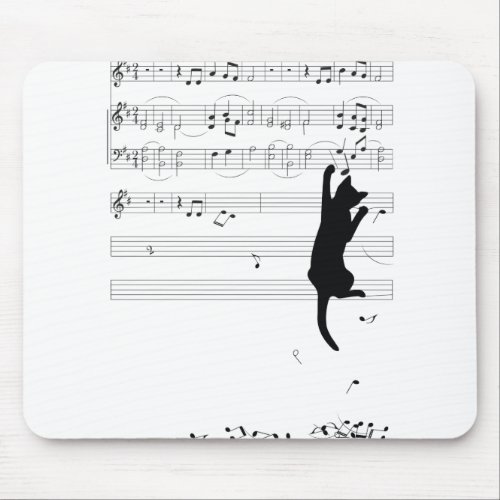 Mischief cat mouse pad