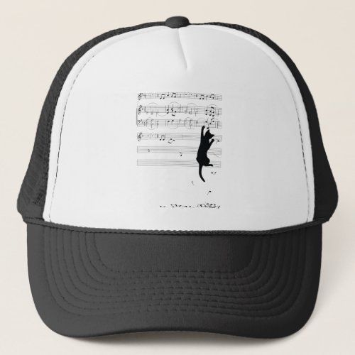 Mischief cat trucker hat