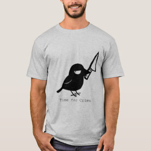 Mischief Crow Time for Crimes T-Shirt