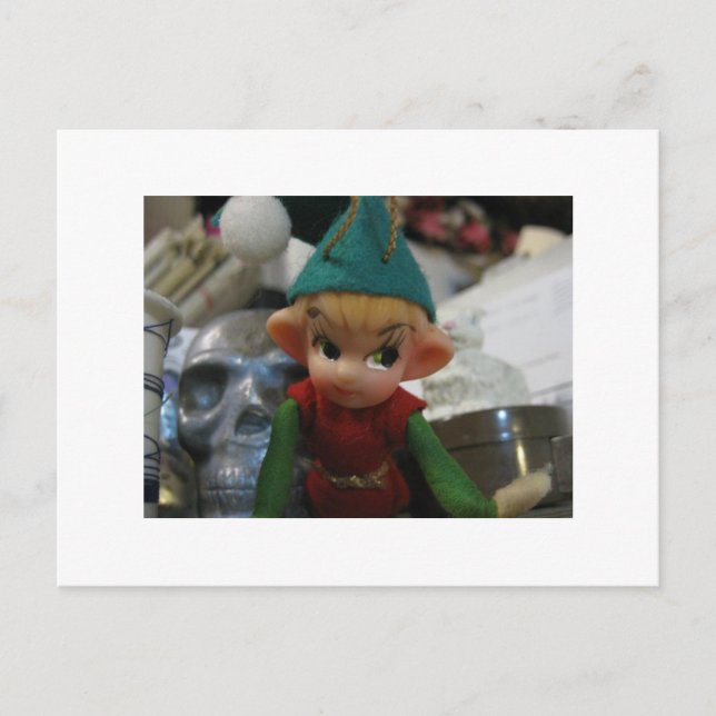 Mischief in the sewing room... postcard (Front)