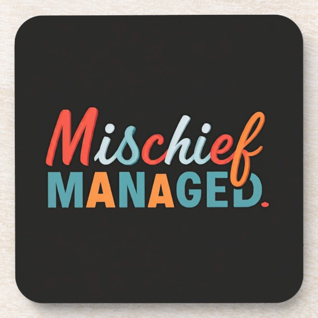 Mischief Managed  Beverage Coaster (Front)