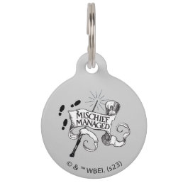Mischief Managed Pet ID Tag