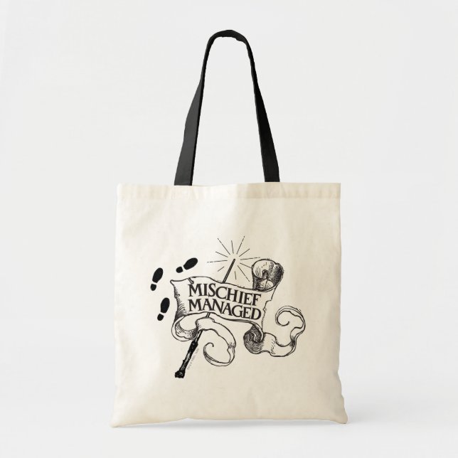 Mischief Managed Tote Bag (Front)