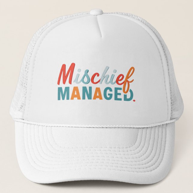 Mischief Managed  Trucker Hat (Front)