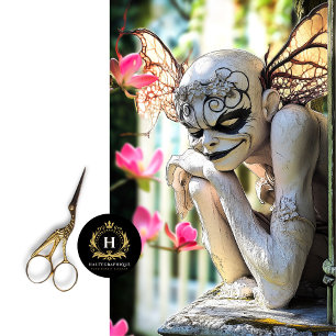 Mischievious Gothic Paris Gargoyle Decoupage Tissue Paper