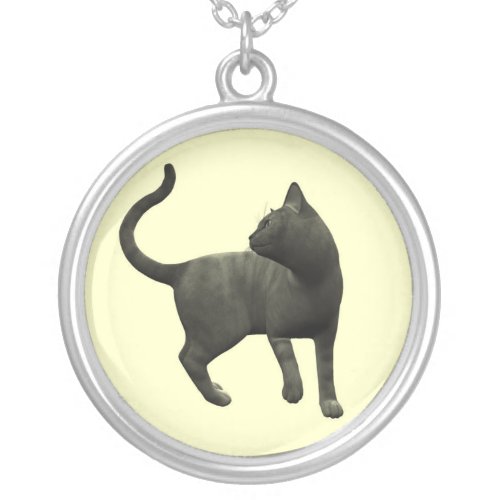 Mischievous Black Cat Necklace