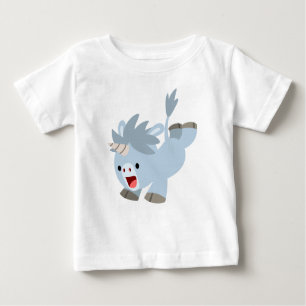 Mischievous Cartoon Baby Unicorn Baby T-Shirt