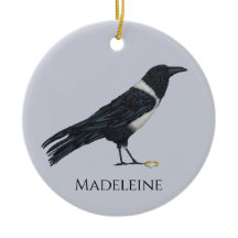 Mischievous Crow and Ring