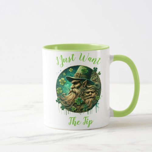 Mischievous Leprechaun Savoring A Pint Mug