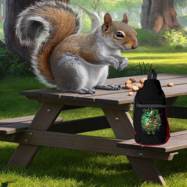 Mischievous Leprechaun Savoring A Pint Sling Bag (Creator Uploaded)