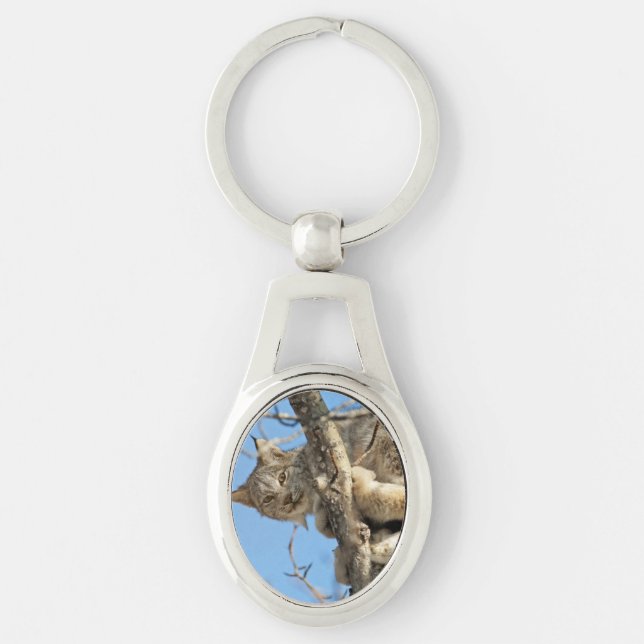 Mischievous Lynx Keychain (Front)