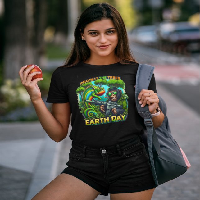 Mischievous Monkey and Chameleon Gunshow T-Shirt (Creator Uploaded)