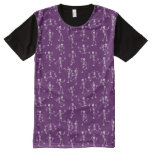 Mischievous skeletons having fun at Halloween All-Over-Print Shirt