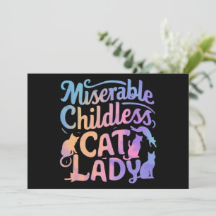 Miserable Childless Cat Lady Invitation
