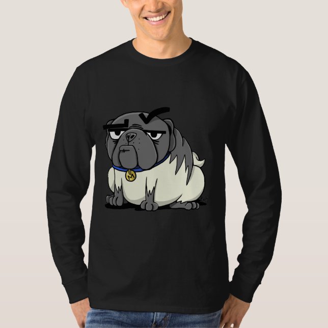 Miserable Mister Max the Pug Classic T-Shirt 876 (Front)