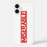 Miserable Stamp iPhone 16 Case