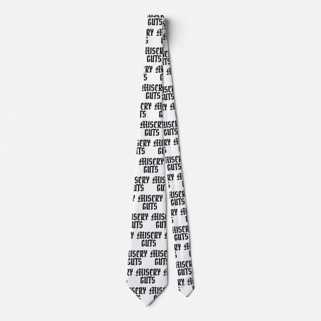 Misery Guts Neck Tie (Front)