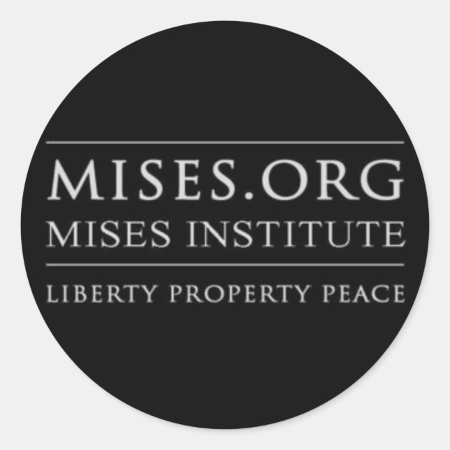 Mises.org  Sticker (Front)