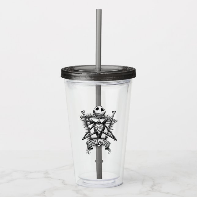Misfit Love | Jack Skellington Acrylic Tumbler (Front)