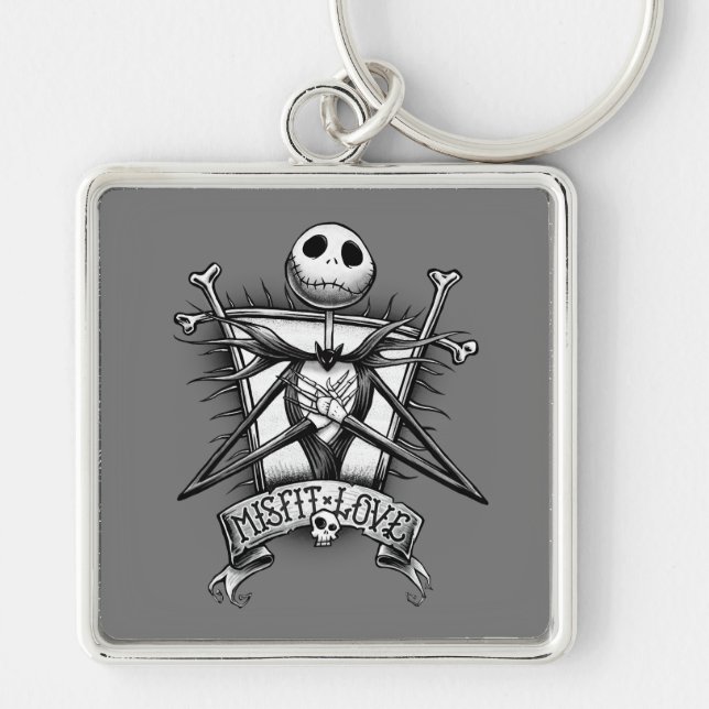 Misfit Love | Jack Skellington Keychain (Front)