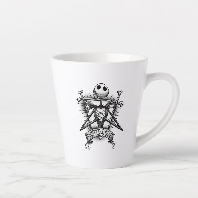 Misfit Love | Jack Skellington Latte Mug (Right)