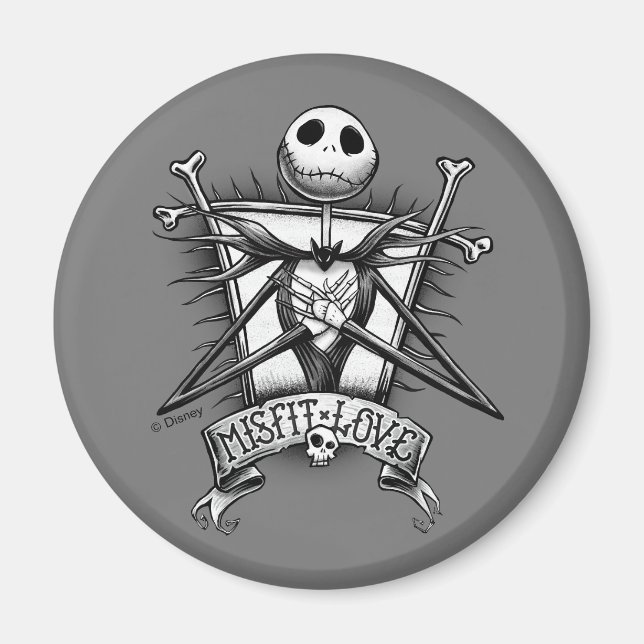 Misfit Love | Jack Skellington Magnet (Front)